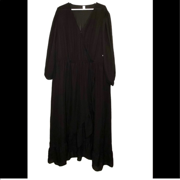 old navy plus size black dress